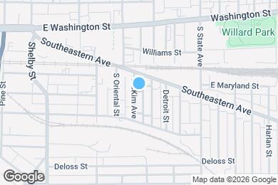 Map image of the property - Wide Open Spaces - 3 Bedroom 2.5 Bath Townhome on the South side of Indy.  Home built in 2020.