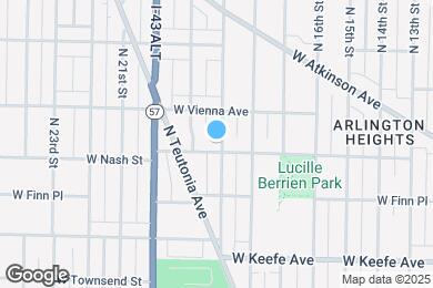 Map image of the property - 1902 W Nash St