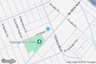 Map image of the property - 922 W Clark Ave