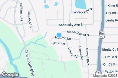 Map image of the property - 8818 Ricardo Ln