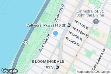 Map image of the property - 309 W 107th St