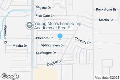 Map image of the property - 10430 Checota Dr