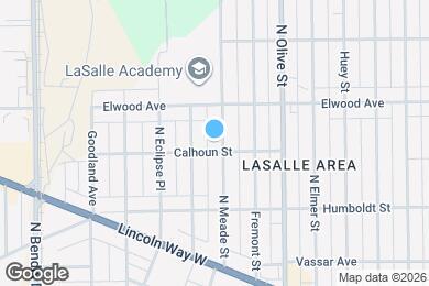 Map image of the property - 1305 N Meade St