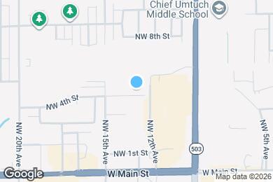 Map image of the property - 1302 NW 4th St