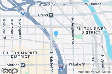 Map image of the property - 353 N Halsted St