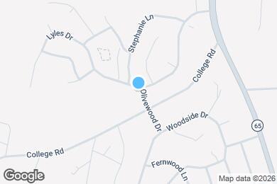 Map image of the property - 9832 Olivewood Dr