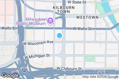 Map image of the property - 612 W Wisconsin Ave