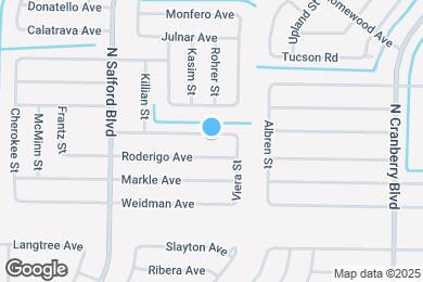 Map image of the property - 3629 Caballero Ave