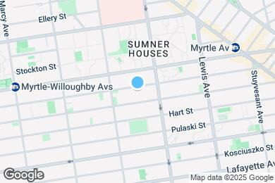 Map image of the property - Brand New 2 Bed in Bed Stuy Brownstone!