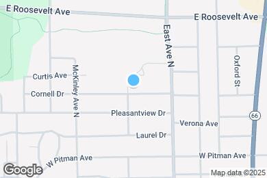 Map image of the property - 423 Cornell Dr