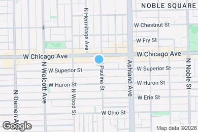 Map image of the property - 1702 W Superior St