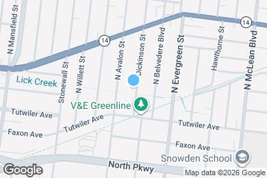 Map image of the property - 687 Dickinson St
