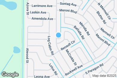 Map image of the property - 3598 N Biscayne Dr