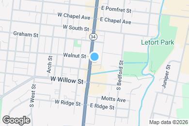 Map image of the property - 313 S Hanover St