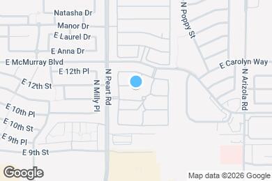 Map image of the property - 1541 E Peregrine Trail