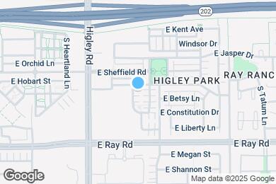 Map image of the property - 1455 S Sinova Ave