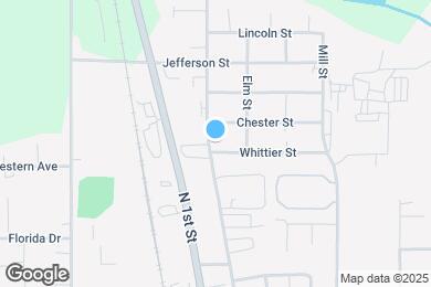 Map image of the property - 401 Whittier St