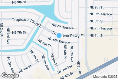 Map image of the property - 621 NE 6th Terrace