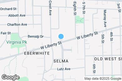 Map image of the property - 1048 W Liberty St