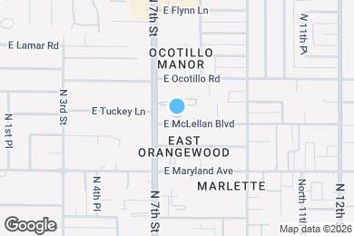 Map image of the property - 722 E McLellan Blvd