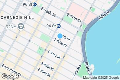 Map image of the property - 317 E 93rd St