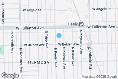 Map image of the property - 2317 N Keeler Ave