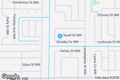 Map image of the property - 1271 Giralda Cir NW