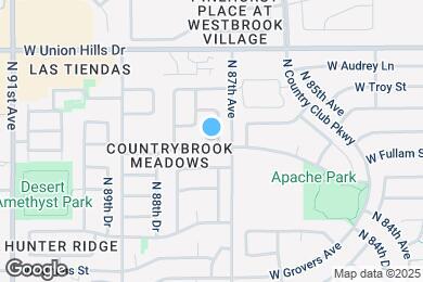 Map image of the property - 8724 W John Cabot Rd