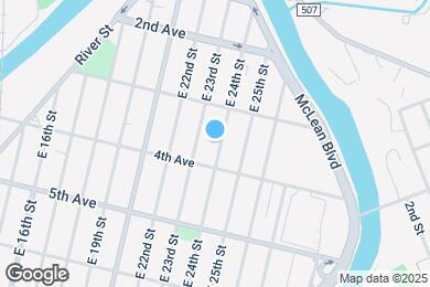 Map image of the property - 118 East 24th St Apartments