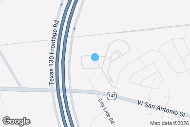 Map image of the property - Legacy Lockhart Senior Residences