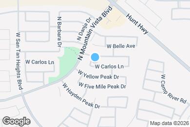 Map image of the property - 3300 W Carlos Ln