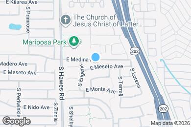Map image of the property - 8526 E Meseto Ave