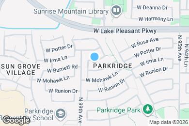 Map image of the property - 9847 W Irma Ln