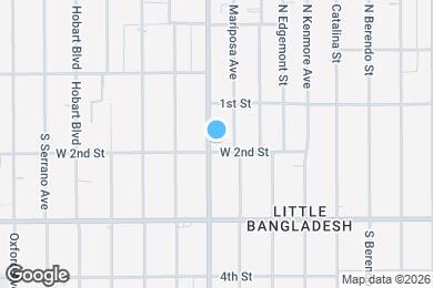 Map image of the property - 142 S Normandie Ave