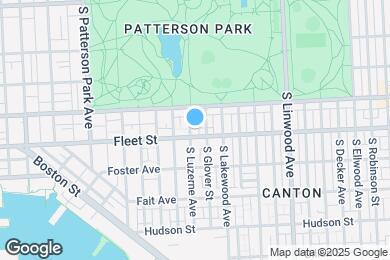 Map image of the property - 525 S Luzerne Ave