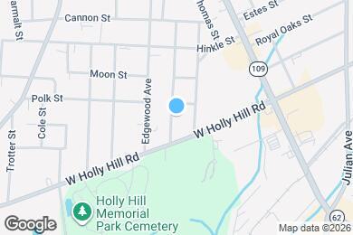 Map image of the property - 705 Pennington Ave