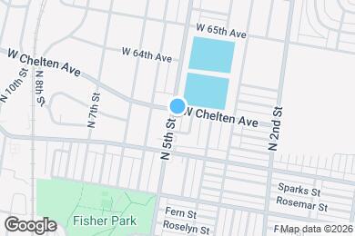 Map image of the property - 6253 N 5th St