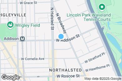 Map image of the property - 753 W Addison St