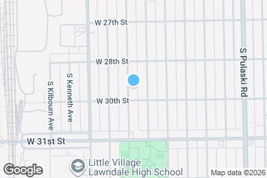 Map image of the property - 2843 S Kildare Ave