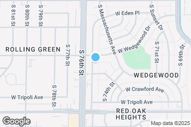 Map image of the property - 3722 S 75th St