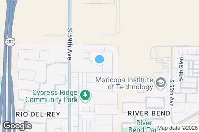 Map image of the property - 5743 W Warner St