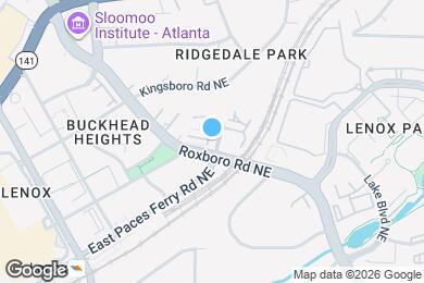 Map image of the property - 3611 E Paces Way