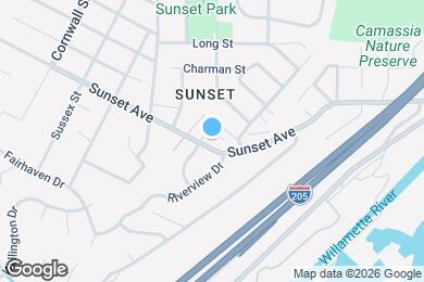 Map image of the property - 2111 Sunset Ave