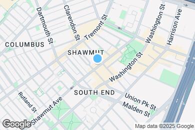 Map image of the property - 305 Shawmut Ave