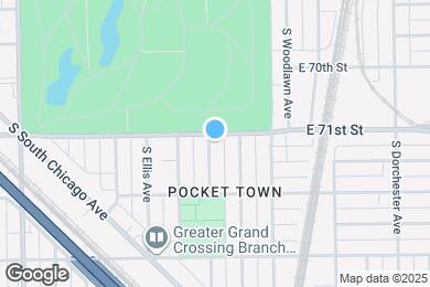 Map image of the property - 7111 S Greenwood Ave