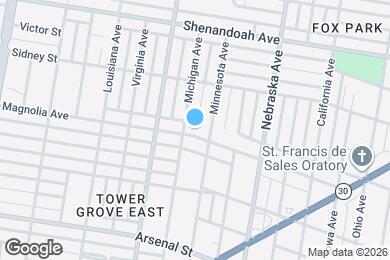 Map image of the property - 3117 Magnolia Ave