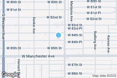 Map image of the property - 1421 W 84th Pl