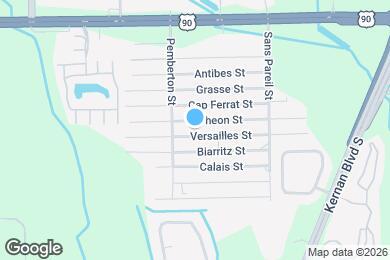 Map image of the property - 12133 Versailles St