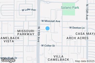 Map image of the property - 1812 West Vermont Ave