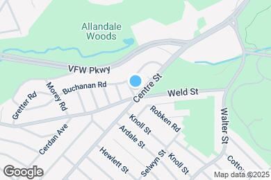 Map image of the property - 1401 Centre St